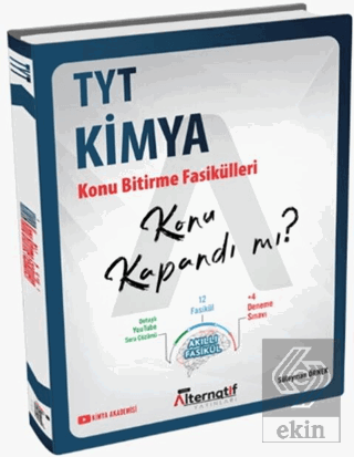 TYT Kimya Konu Bitirme Fasikülleri