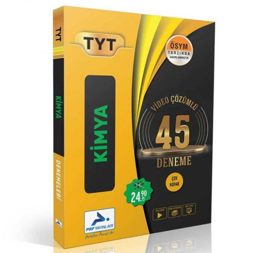 TYT Kimya Video Çözümlü 45 Deneme