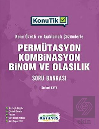 TYT KonuTik Permütasyon, Kombinasyon, Binom Ve Ola