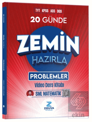 TYT KPSS AGS DGS 20 Günde Zemin Hazırla Problemler Video Ders Kitabı