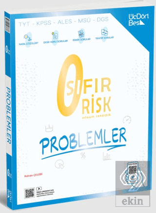 TYT - KPSS - ALES - MSÜ - DGS Sıfır Risk Problemler Rıdvan Çelebi Üç D