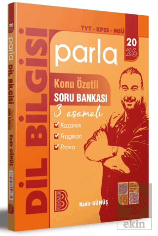 TYT - KPSS - MSÜ Parla Dil Bilgisi Konu Özetli Soru Bankası