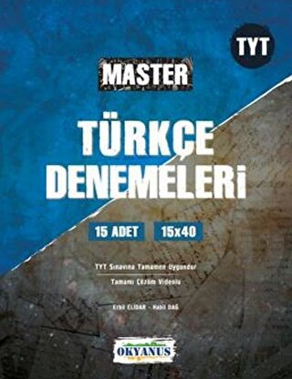 TYT Master 15 Türkçe Denemeleri Okyanus Yayınları