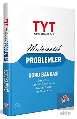 TYT Matematik Problemler Soru Bankası Editör Yayın