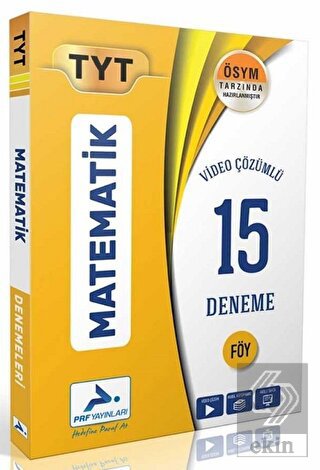 TYT Matematik Video Çözümlü 15 Deneme