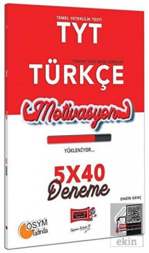 TYT Motivasyon Denemeleri 5x40 Türkçe Denemesi