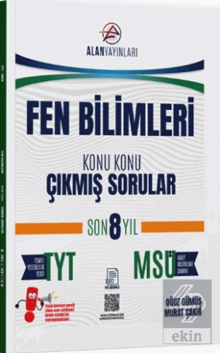 TYT MSÜ Fen Bilimleri Konu Konu Çıkmış Sorular Son 8 Yıl