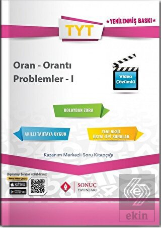 TYT Oran Orantı Problemler 1 Soru Bankası
