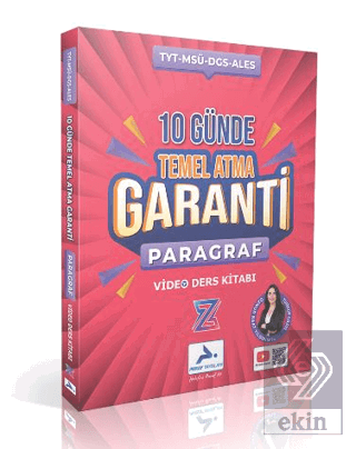 TYT Paragraf 10 Günde Temel Atma Garantili Video Ders Kitabı