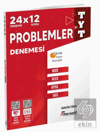 TYT Problemler 24x12 Denemesi