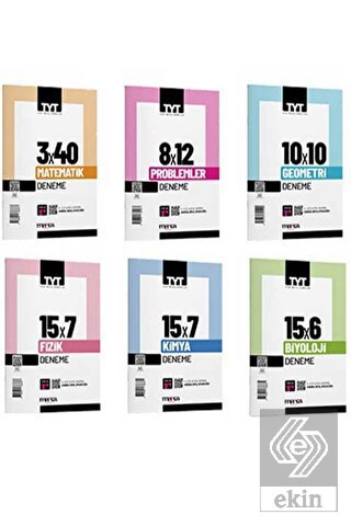 TYT Sayısal Branş Deneme Sınavı Seti 6 Kitap