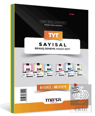 TYT Sayısal Branş Deneme Sınavı Seti 6 Kitap