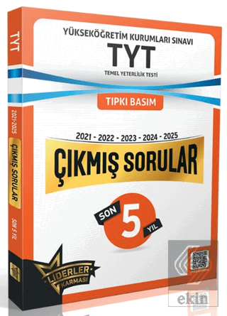 TYT Son 5 Yıl Çıkmış Sorular (2021-2025)