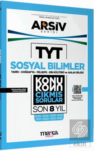 TYT Sosyal Bilimler Konu Konu Son 8 Yıl Çıkmış Sorular