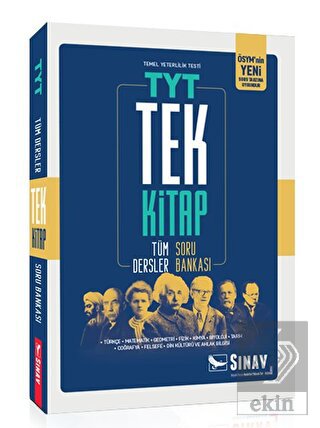 TYT Tek Kitap Tüm Dersler Soru Bankası