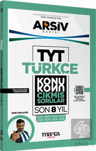 TYT Türkçe Konu Konu Son 8 Yıl Çıkmış Sorular