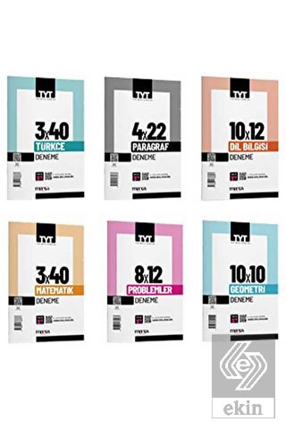 TYT Türkçe - Matematik Branş Deneme Sınavı Seti 6