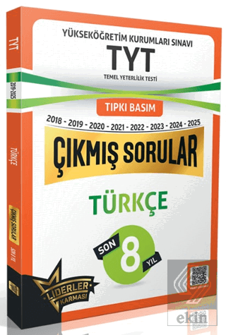 TYT Türkçe Son 8 Yıl Çıkmış Sorular (2018-2025)