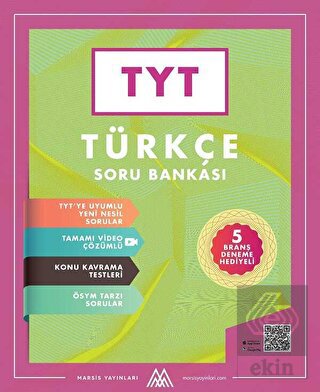 TYT Türkçe Soru Bankası Marsis Yayınları