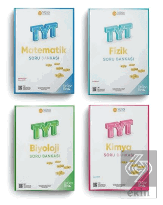 Üç Dört Beş TYT Matematik Fizik Kimya Biyoloji Soru Bankası Seti Kolek