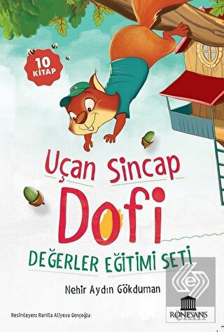 Uçan Sincap Dofi Değerler Eğitimi Seti (10 Kitap T