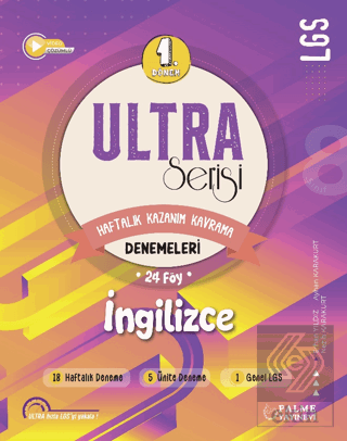 Ultra Serisi LGS 1. Dönem İngilizce Denemeleri Pal