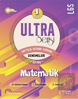 Ultra Serisi LGS 1.Dönem Matematik Denemeleri Palm
