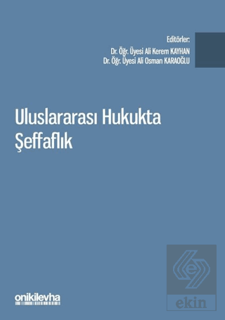Uluslararası Hukukta Şeffaflık
