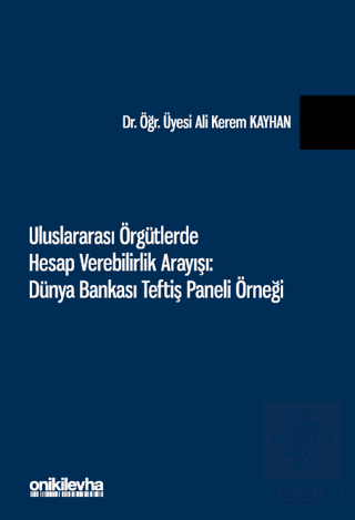 Uluslararası Örgütlerde Hesap Verebilirlik Arayışı