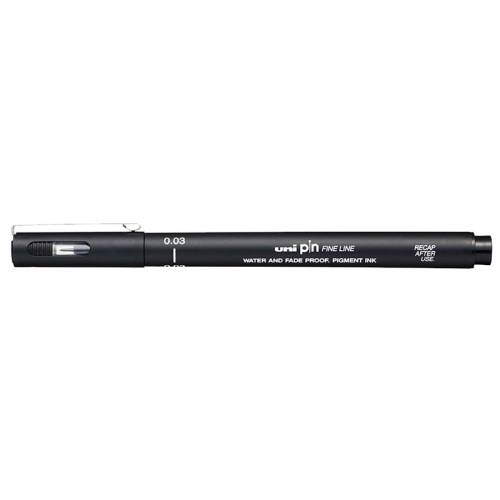 Uni PiN 0.03 fine line Akrilik Uçlu Kalem Siyah