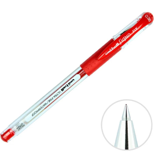 Uniball Signo DX 0.38 Jel Kalem Kırmızı