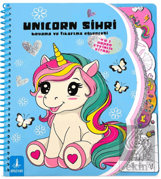 Unicorn Sihri - Boyama ve Çıkartma Eğlencesi Kolektif Büyülü Fener Yay
