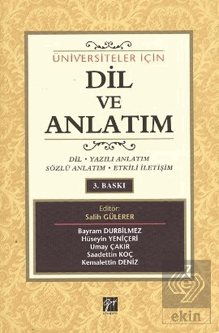Üniversiteler İçin Dil ve Anlatım