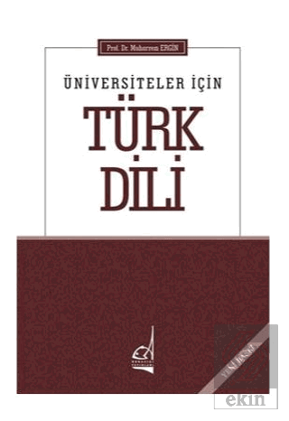 Üniversiteler İçin Türk Dili