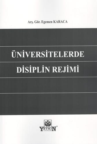 Üniversitelerde Disiplin Rejimi