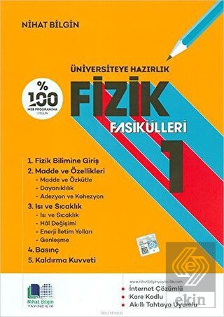 Üniversiteye Hazırlık Fizik Fasikülleri 01