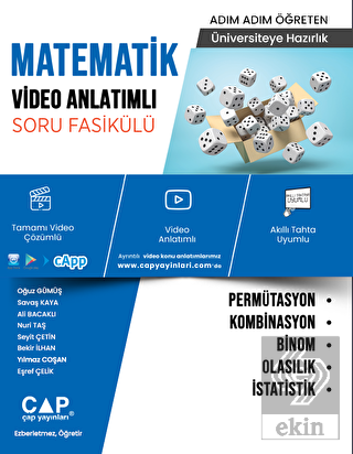 Üniversiteye Hazırlık Matematik Permütasyon, Kombi