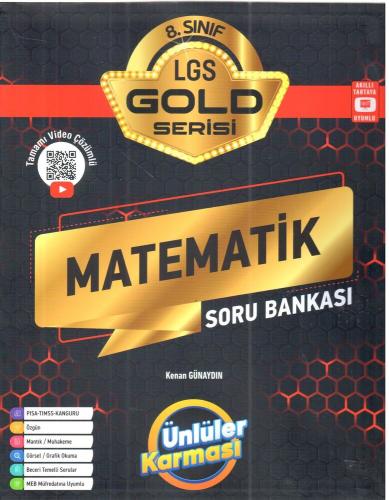 8. Sınıf LGS Gold Serisi Matematik Soru Bankası Ün