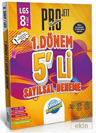 Ünlüler Karması 8. Sınıf LGS Sayısal 1. Dönem Pro