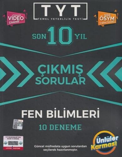 TYT Fen Bilimleri Karması Tıpkı Basım 10 Deneme