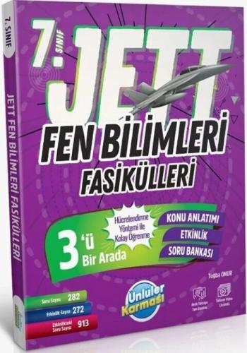 Ünlüler Yayınları 7. Sınıf Fen Bilimleri JETT Soru Fasikülleri