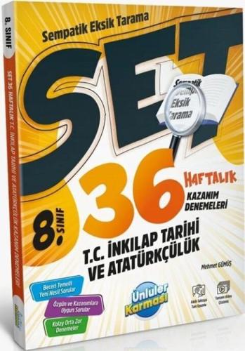 Ünlüler Yayınları 8. Sınıf T.C İnkılap Tarihi ve Atatürkçülük SET 36 H