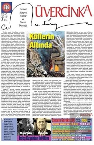 Üvercinka Dergisi Sayı : 18 Nisan 2016