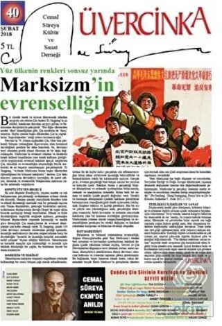 Üvercinka Dergisi Sayı : 40 Şubat 2018
