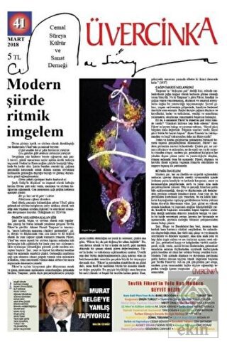 Üvercinka Dergisi Sayı: 41 Mart 2018
