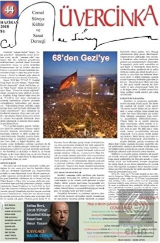 Üvercinka Dergisi Sayı: 44 Haziran 2018