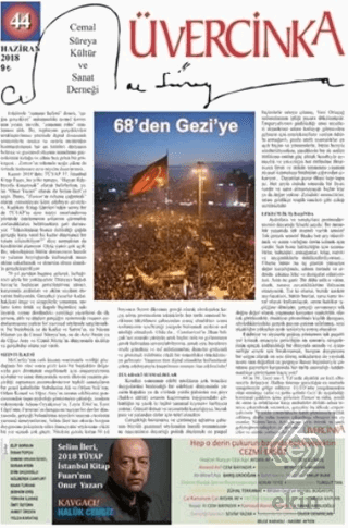 Üvercinka Dergisi Sayı: 44 Haziran 2018