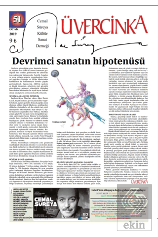 Üvercinka Dergisi Sayı: 51 Ocak 2019