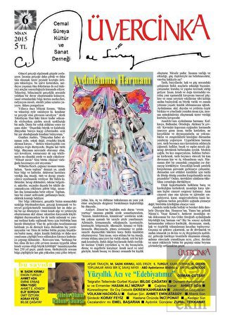Üvercinka Dergisi Sayı: 6 - Nisan 2015