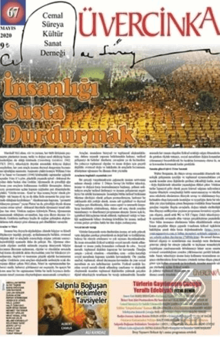 Üvercinka Dergisi Sayı: 67 Mayıs 2020